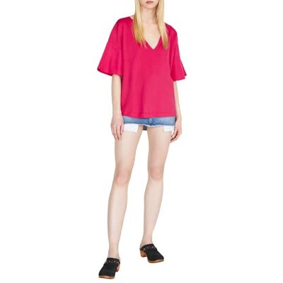 Sisley Womens 3AIRL400D t-shirt, fuchsia 39C, XS, Fuchsia 39c, XS Sisley Womens 3AIRL400D t-shirt, fuchsia 39C, XS, Fuchsia 39c, XS