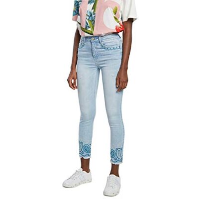 Desigual dam Denim_ankel Paisl Casual byxor Desigual dam Denim_ankel Paisl Casual byxor