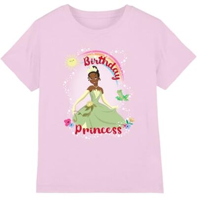 Princess Prinsessan och grodan födelsedagsprinsessan med Tiana flickor T-shirt, rosa, 12-13 år, Rosa, 12-13 År Princess Prinsessan och grodan födelsedagsprinsessan med Tiana flickor T-shirt, rosa, 12-13 år, Rosa, 12-13 År