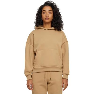 Urban Classics Dam Ladies Cozy Oversized huvtröja, Varmsand, 4XL Urban Classics Dam Ladies Cozy Oversized huvtröja, Varmsand, 4XL