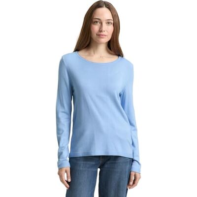TOM TAILOR damtröja, 34587 – Light Fjord Blue, 3XL TOM TAILOR damtröja, 34587 – Light Fjord Blue, 3XL