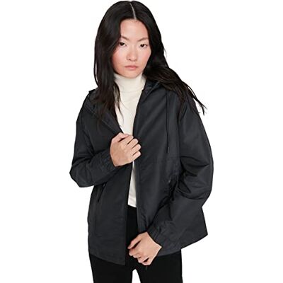 Trendyol Dam huva vanlig vinterjacka rock, svart, XS, Svart, XS Trendyol Dam huva vanlig vinterjacka rock, svart, XS, Svart, XS
