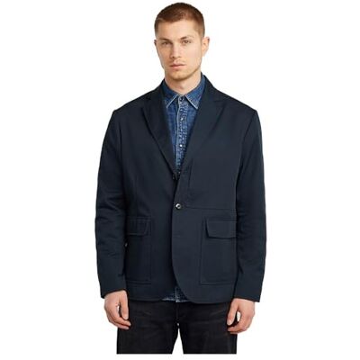 G-STAR RAW Chore Casual Blazer, Blå (Salute D26110-d967-c742), XL G-STAR RAW Chore Casual Blazer, Blå (Salute D26110-d967-c742), XL