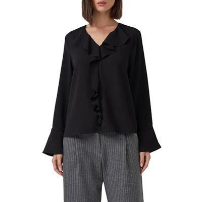 s.Oliver BLACK LABEL blus med volanger, 9999, 34 s.Oliver BLACK LABEL blus med volanger, 9999, 34