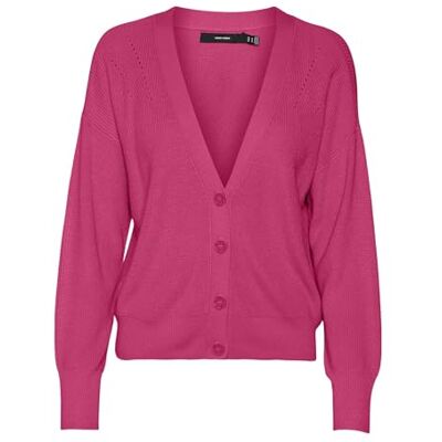 VERO MODA kvinnlig kofta, Hallonsorbet, XXL VERO MODA kvinnlig kofta, Hallonsorbet, XXL