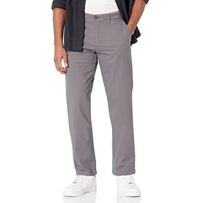 Amazon Essentials herr rak passform vardaglig stretch chinos byxa, mörkgrå, 40 W x 32 L Amazon Essentials herr rak passform vardaglig stretch chinos byxa, mörkgrå, 40 W x 32 L