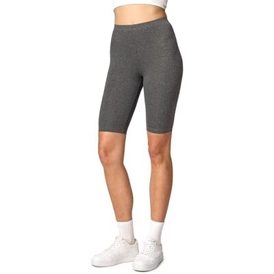 Merry Style Dam Kortaa Leggings MS10-145(Mörk melange, M) Merry Style Dam Kortaa Leggings MS10-145(Mörk melange, M)