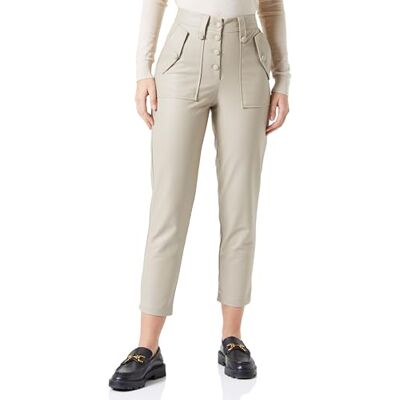 Trendyol Dam raka normala midjebyxor, mink, 34 SE Trendyol Dam raka normala midjebyxor, mink, 34 SE