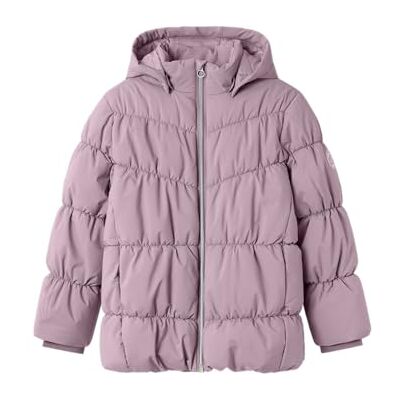 NAME IT Nkfmorning Puffer Jacket TB Vadderad jacka för flickor, Mauve Shadows, 122 NAME IT Nkfmorning Puffer Jacket TB Vadderad jacka för flickor, Mauve Shadows, 122