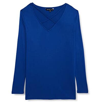 SIMPLY BE Damer damer kors rem detalj topp t-shirt, Blå (kobolt blue 001), 38 SE SIMPLY BE Damer damer kors rem detalj topp t-shirt, Blå (kobolt blue 001), 38 SE