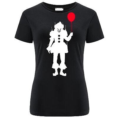 ERT GROUP Warner Bros. It 016, Kortärmad T-shirt dam, 100% bomull, Ensidigt levande tryck, Size XXL, Black, Sömlös design, Smidigt och elastiskt tyg för vardaglig lätthet ERT GROUP Warner Bros. It 016, Kortärmad T-shirt dam, 100% bomull, Ensidigt levande tryck, Size XXL, Black, Sömlös design, Smidigt och elastiskt tyg för vardaglig lätthet