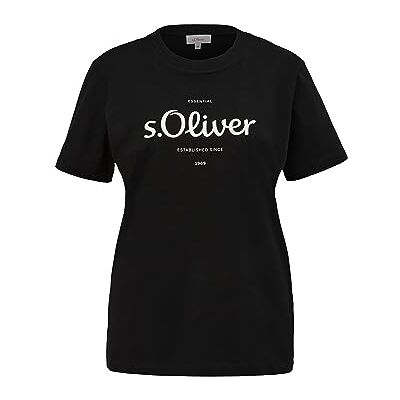 s.Oliver dam-t-shirt kortärmad, Grå/svart, 32 SE s.Oliver dam-t-shirt kortärmad, Grå/svart, 32 SE