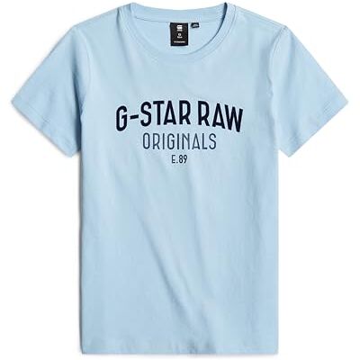 G-STAR flickor s vanlig t-shirt, Blå (Siali Blue D25554-01-7165), 14 år G-STAR flickor s vanlig t-shirt, Blå (Siali Blue D25554-01-7165), 14 år
