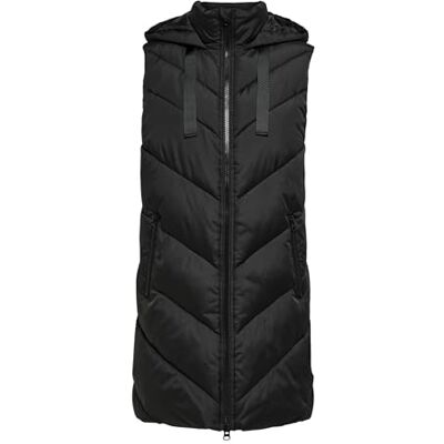 ONLY Dam JDYSKYLAR vadderad huva waistcoat OTW NOOS quiltad väst, svart/detalj: svart, XXS ONLY Dam JDYSKYLAR vadderad huva waistcoat OTW NOOS quiltad väst, svart/detalj: svart, XXS