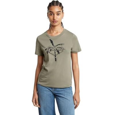 G-STAR RAW dam sommar storlek R T Wmn t-shirt, Grön (Shamrock D24595-4107-2199), XXS G-STAR RAW dam sommar storlek R T Wmn t-shirt, Grön (Shamrock D24595-4107-2199), XXS