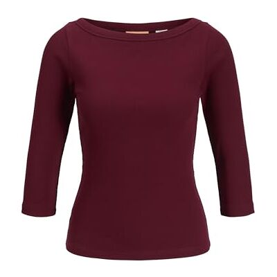 JJXX JACK & JONES Jxfifi STR 3/4 Boatneck topp JRS Noos, Cabernet, M JJXX JACK & JONES Jxfifi STR 3/4 Boatneck topp JRS Noos, Cabernet, M