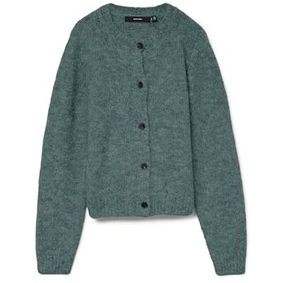 VERO MODA Vmnovah Ls O-hals knapp Cardi Ga Noos, Balsamgrön, M VERO MODA Vmnovah Ls O-hals knapp Cardi Ga Noos, Balsamgrön, M