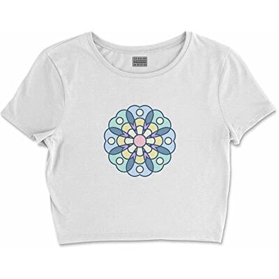 Bona Basics , Digital tryckt basic t-shirt för damer,% 100 bomull, vit, ledig, damtoppar, storlek: M, Vit, M Kort Bona Basics , Digital tryckt basic t-shirt för damer,% 100 bomull, vit, ledig, damtoppar, storlek: M, Vit, M Kort