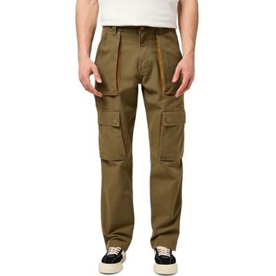 Wrangler herrjeans CJ Rel Cargo Pant, avslappnad passform, raka ben, bok, 38W / 32L Wrangler herrjeans CJ Rel Cargo Pant, avslappnad passform, raka ben, bok, 38W / 32L