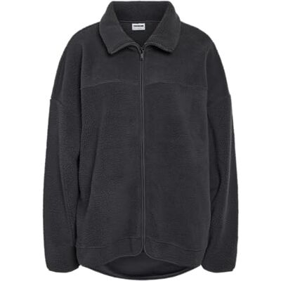 NOISY MAY Nmcozy L/S tröja med dragkedja JRS, Obsidian, M NOISY MAY Nmcozy L/S tröja med dragkedja JRS, Obsidian, M
