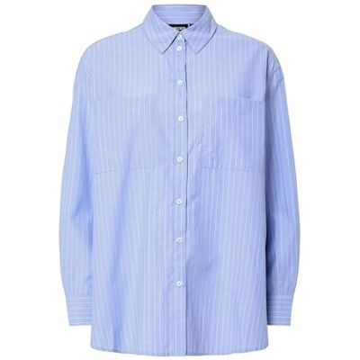 PIECES Pcmelia Ls oversize skjorta Noos, Grapemist, L PIECES Pcmelia Ls oversize skjorta Noos, Grapemist, L