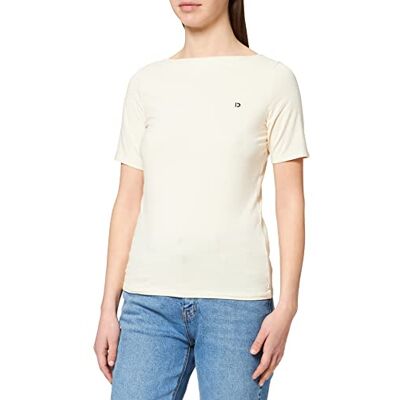 TOM TAILOR Denim Damer Basic T-shirt 1031479, 22515 Soft Creme Beige, XL TOM TAILOR Denim Damer Basic T-shirt 1031479, 22515 Soft Creme Beige, XL