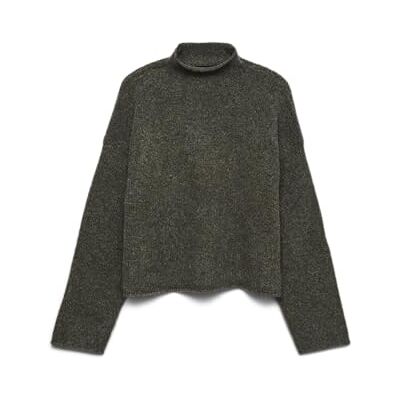 VERO MODA Vmmirla Ls highneck tröja, Druva blad, XS VERO MODA Vmmirla Ls highneck tröja, Druva blad, XS