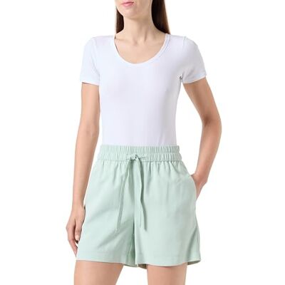 VERO MODA Damer Vmcarmen Hw Loose Noos shorts, Siltgrön, XS VERO MODA Damer Vmcarmen Hw Loose Noos shorts, Siltgrön, XS