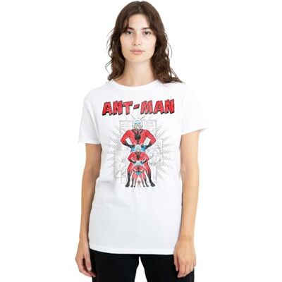 Marvel Myrman och geting: Quantumania, krympande hjälte dam t-shirt, vit, XX-Large, Vitt, XXL Marvel Myrman och geting: Quantumania, krympande hjälte dam t-shirt, vit, XX-Large, Vitt, XXL