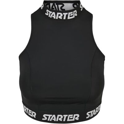 Starter Black Label Damer damer startlogotyp tejp sport topp t-shirt, XS Starter Black Label Damer damer startlogotyp tejp sport topp t-shirt, XS