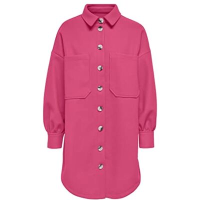 ONLY Kvinnors ONLTRILLION L/S OVRS Shacket PNT NOOS jacka, rosa flambé, M ONLY Kvinnors ONLTRILLION L/S OVRS Shacket PNT NOOS jacka, rosa flambé, M