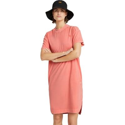 G-STAR RAW Overdyed Loose T-shirt, klänning wmn, Rosa (flamingo Gd D24483-d610-g494), XXS G-STAR RAW Overdyed Loose T-shirt, klänning wmn, Rosa (flamingo Gd D24483-d610-g494), XXS