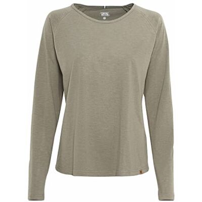 camel active dam Grundläggande Långärmad T-shirt Med Rund Hals Av Ren Bomull T-tröja camel active dam Grundläggande Långärmad T-shirt Med Rund Hals Av Ren Bomull T-tröja
