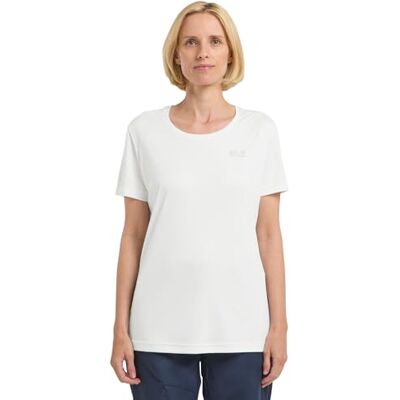 Jack Wolfskin dam Tech T W t-shirt, stark vit, XL, Stark vit, XL Jack Wolfskin dam Tech T W t-shirt, stark vit, XL, Stark vit, XL