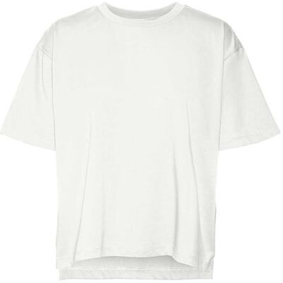 VERO MODA VMGIGI SS O-hals T-shirt VMA NOOS, Snövit, S VERO MODA VMGIGI SS O-hals T-shirt VMA NOOS, Snövit, S