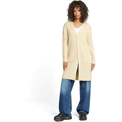 G-STAR RAW Oristel kofta stickad wmn ls, Beige (Eggnog D26497-4428-g076), S G-STAR RAW Oristel kofta stickad wmn ls, Beige (Eggnog D26497-4428-g076), S