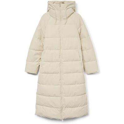 VERO MODA Vmelanor Laurie Long Coat Wrp Ga Boo, Havregryn, XL VERO MODA Vmelanor Laurie Long Coat Wrp Ga Boo, Havregryn, XL