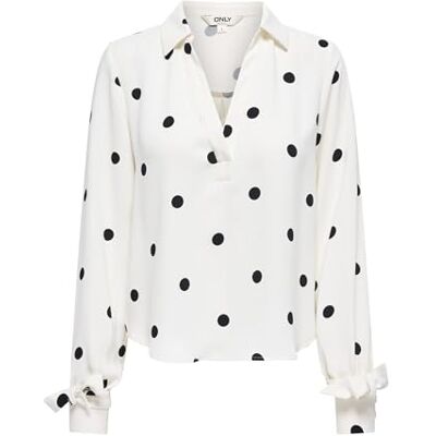 ONLY Endast Onlbelem L/S Bow Top WVN Sud ONLY Endast Onlbelem L/S Bow Top WVN Sud