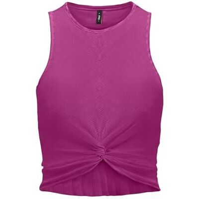 ONLY Onlsandy S/L Twist Top JRS, Fuchsia Fedora, M ONLY Onlsandy S/L Twist Top JRS, Fuchsia Fedora, M
