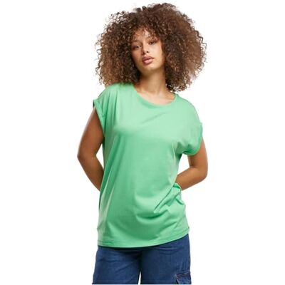 Urban Classics t-shirt för kvinnor, Ghostgreen, L Urban Classics t-shirt för kvinnor, Ghostgreen, L