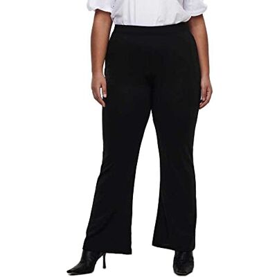 ONLY Carmakoma dam carpever utsvängda byxor JRS byxor, svart, 46-48 plus size ONLY Carmakoma dam carpever utsvängda byxor JRS byxor, svart, 46-48 plus size