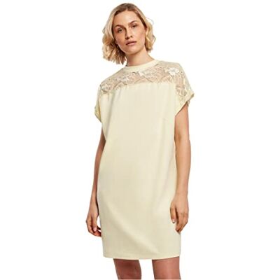 Urban Classics dam Ladies Lace Tee Dress Klänning Urban Classics dam Ladies Lace Tee Dress Klänning