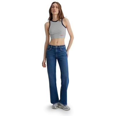 Mavi damrem mode jersey kami-skjorta, yttre rymden rand, XS, Yttre rymden, XS Mavi damrem mode jersey kami-skjorta, yttre rymden rand, XS, Yttre rymden, XS
