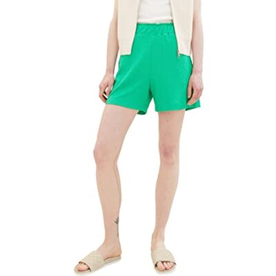 TOM TAILOR Denim dam basic shorts, 17327 – Vibrant Light Green, XXL TOM TAILOR Denim dam basic shorts, 17327 – Vibrant Light Green, XXL