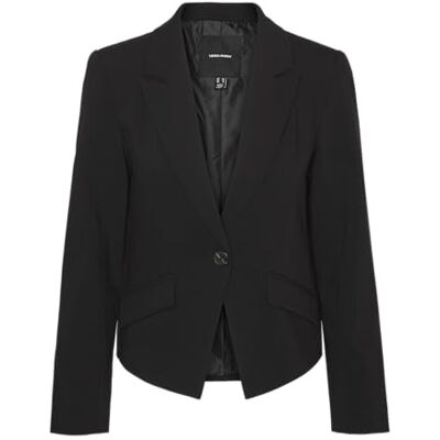 VERO MODA dam Vmbabette Fitted Boo Blazer, svart, 40 VERO MODA dam Vmbabette Fitted Boo Blazer, svart, 40