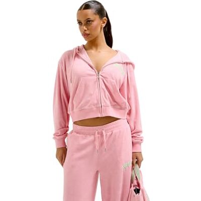 Juicy Couture NALA TWL huvtröja, Juicy Pink, M Juicy Couture NALA TWL huvtröja, Juicy Pink, M