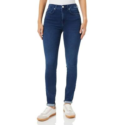 ONLY Onlpower-royal Hw push up skinny DNM EXT jeans, Mörkblå denim, (XS) W x 30L ONLY Onlpower-royal Hw push up skinny DNM EXT jeans, Mörkblå denim, (XS) W x 30L