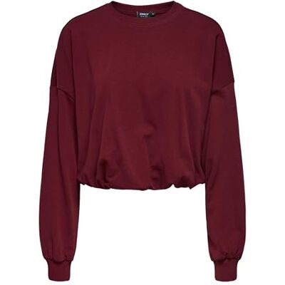ONLY Onlfie L/S Balloon Ub SWT, Cabernet, XS ONLY Onlfie L/S Balloon Ub SWT, Cabernet, XS