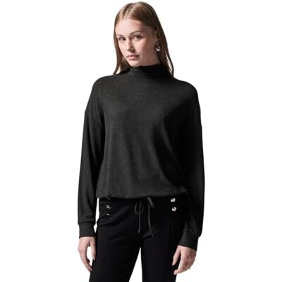 Street One Studio Turtleneck skjorta, Antracitmelerad, 40 Street One Studio Turtleneck skjorta, Antracitmelerad, 40