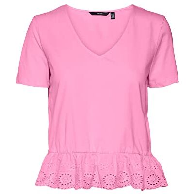 VERO MODA Dam VMEMILY SS Peplum V-hals JRS topp, godis, M, godis, M VERO MODA Dam VMEMILY SS Peplum V-hals JRS topp, godis, M, godis, M